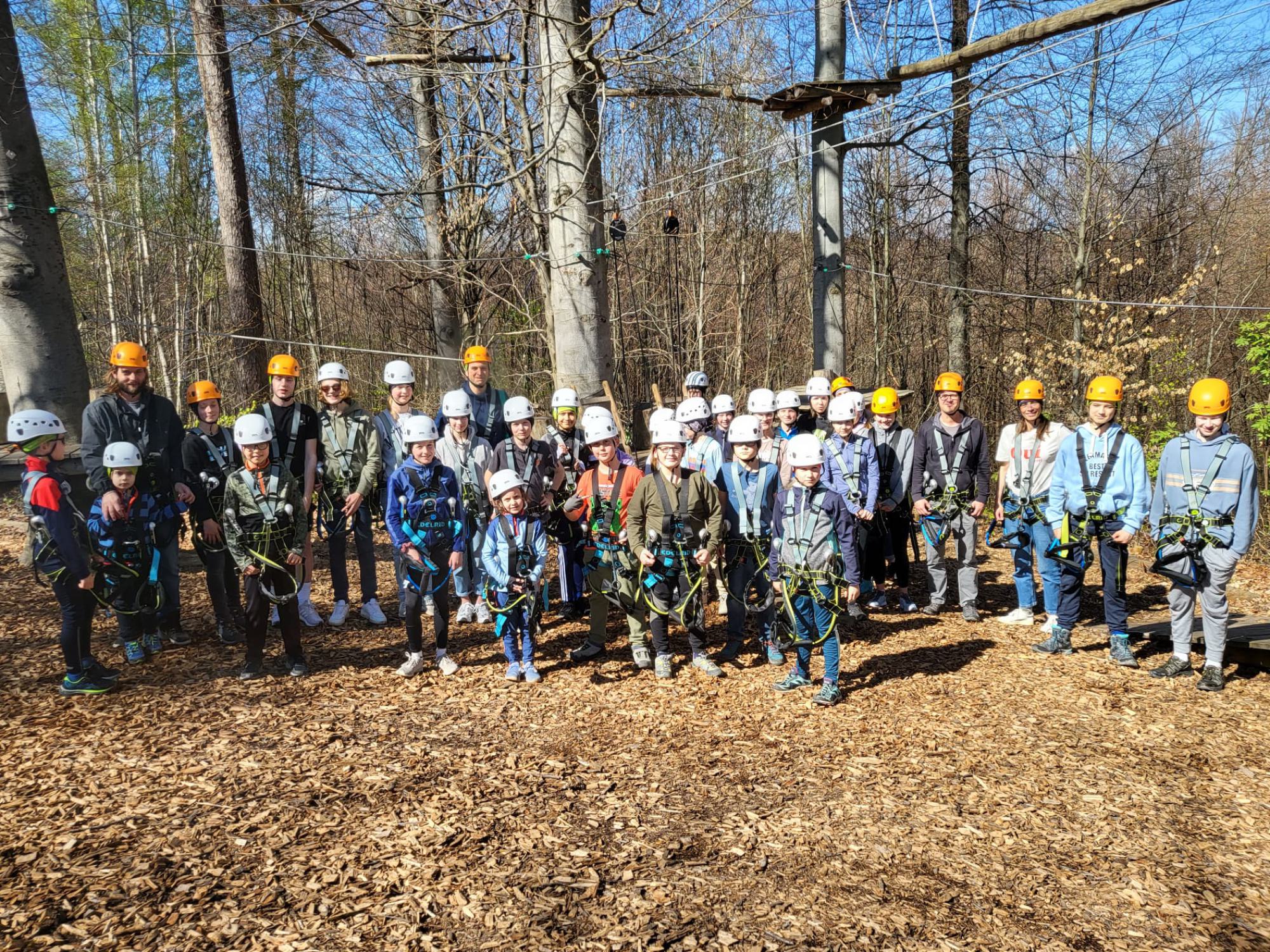 TG Jugend im Kletterwald